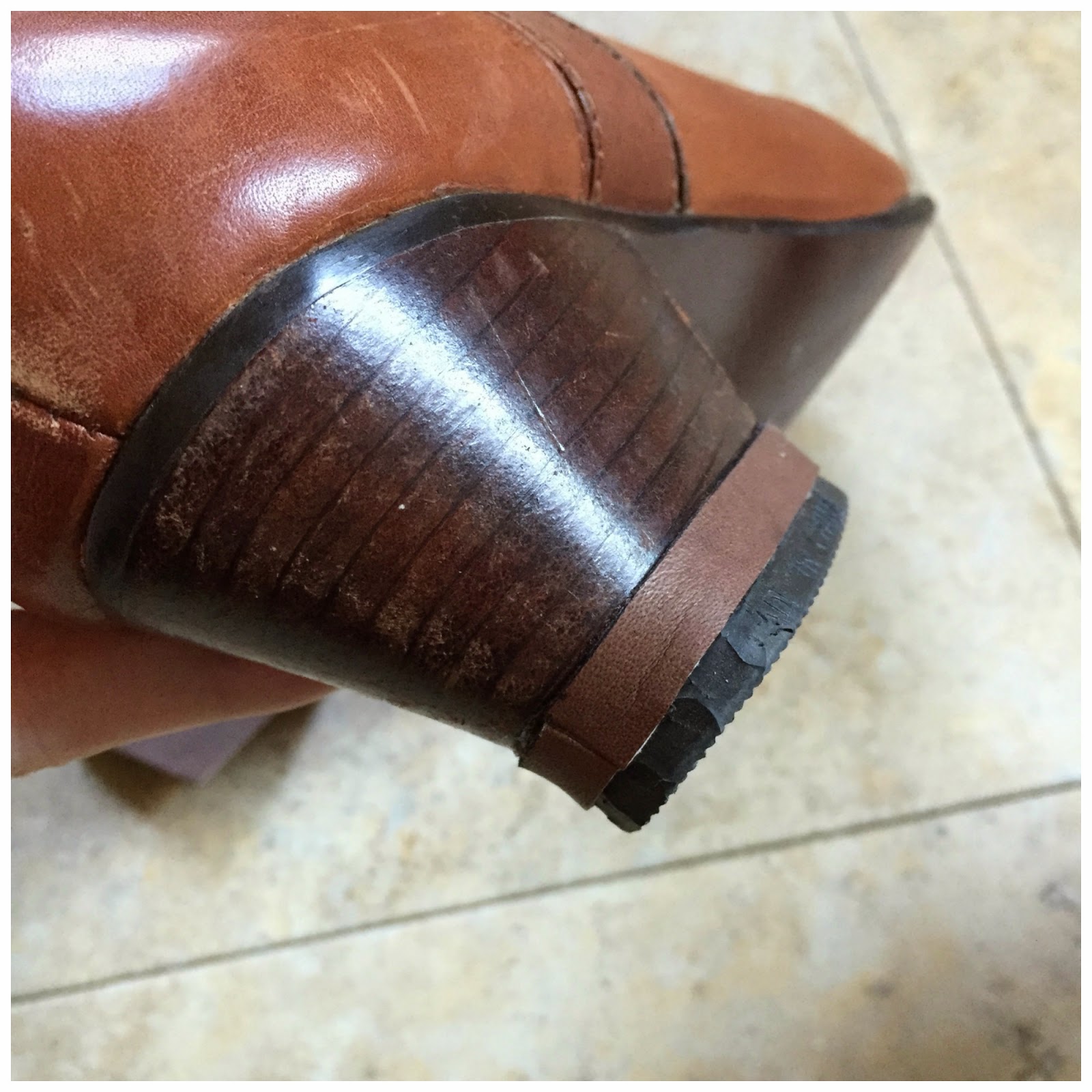 diy boot heel repair