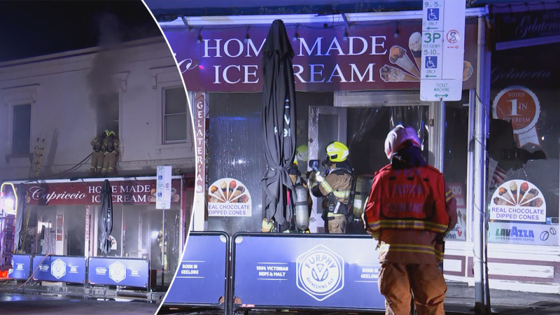 williamstown ice cream shop fire