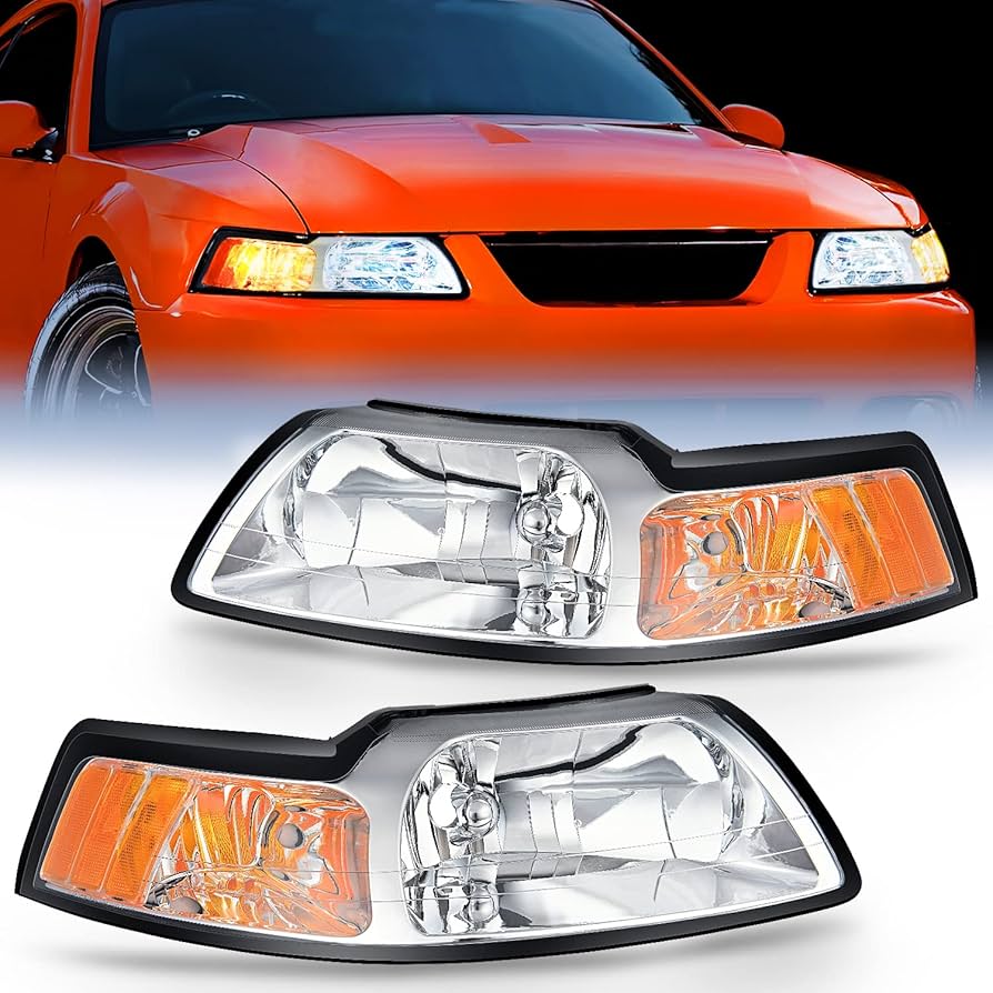 faros mustang 2000