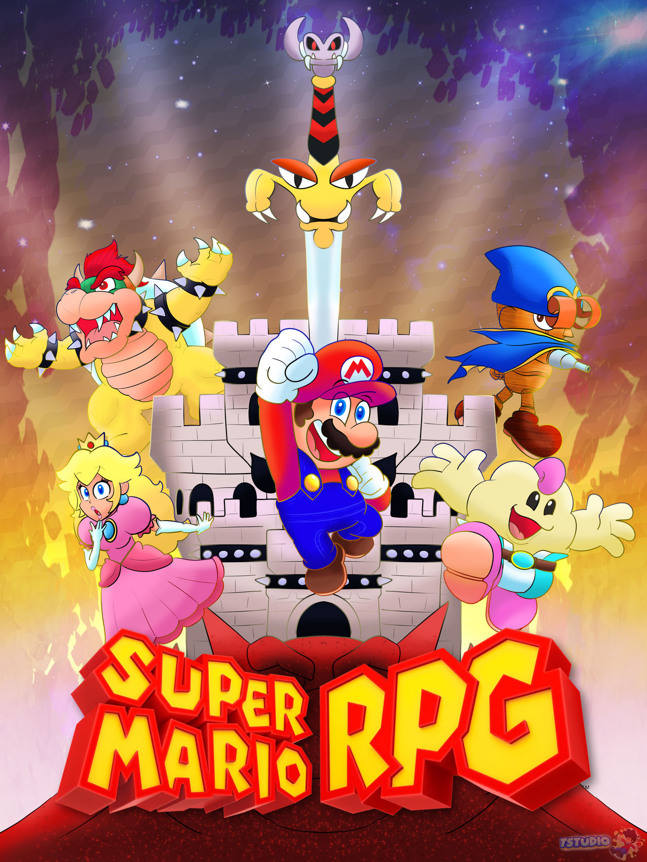 mario rpg poster