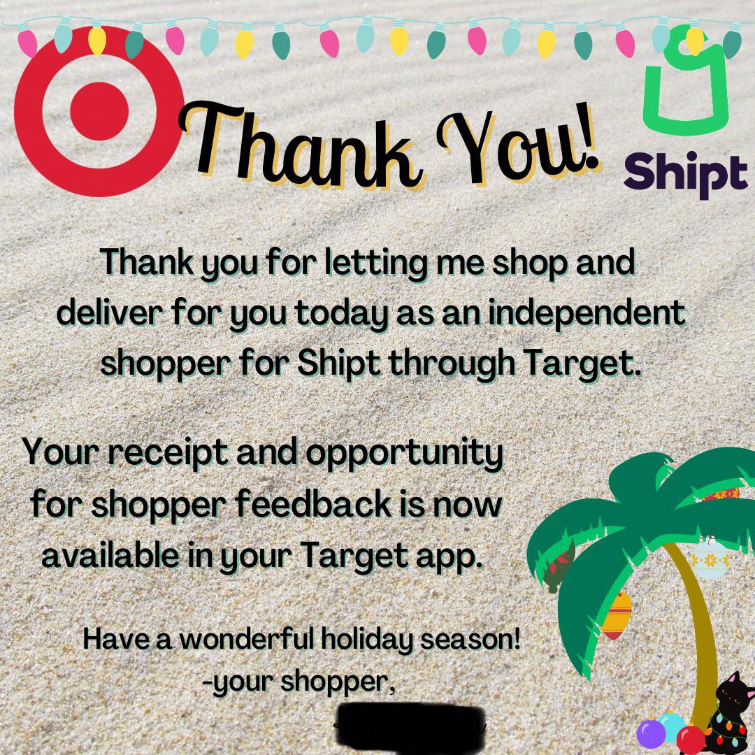 do you tip shipt target