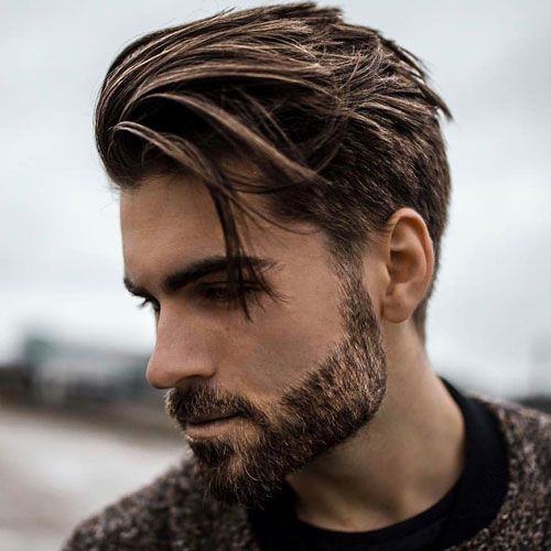 hairstyle for men with medium hair