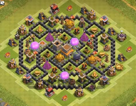 clash of clans th8 base