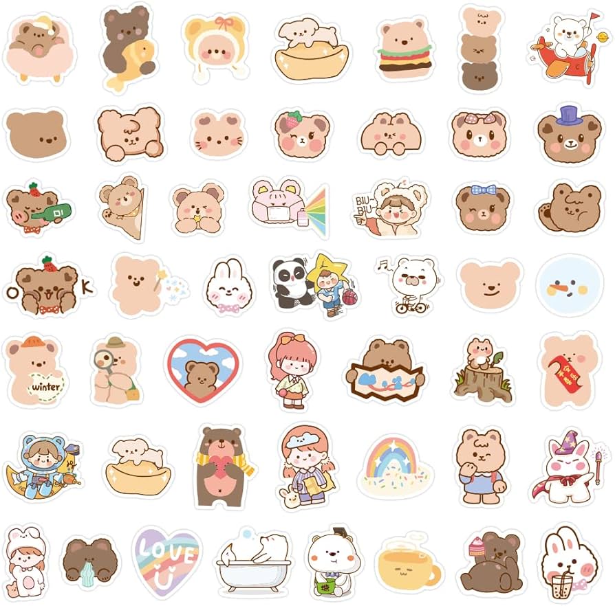 cute stickers bear