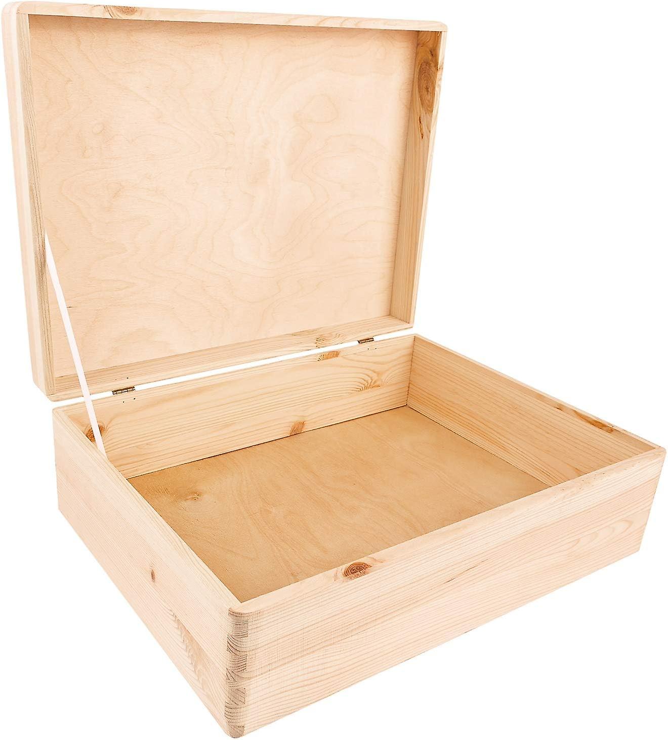 large wood box