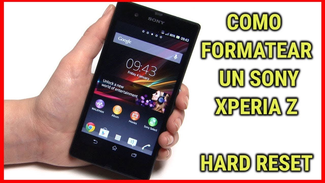 sony xperia master reset