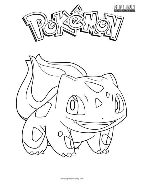 bulbasaur coloring page