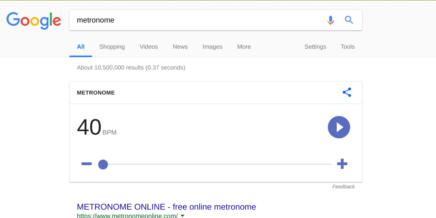 google metronome