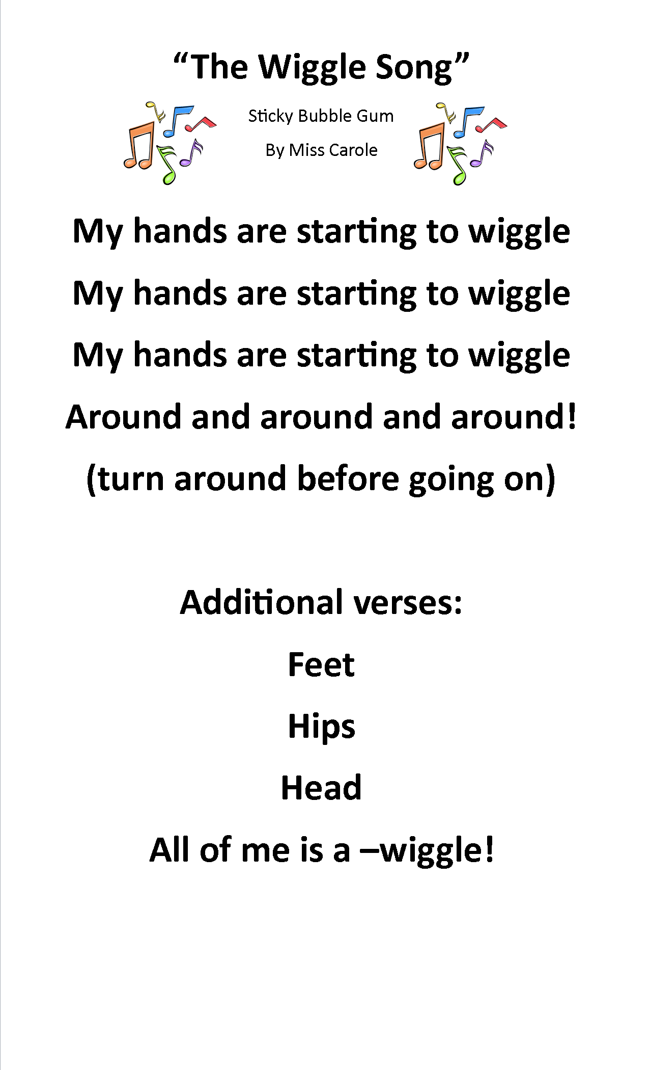 wiggle song