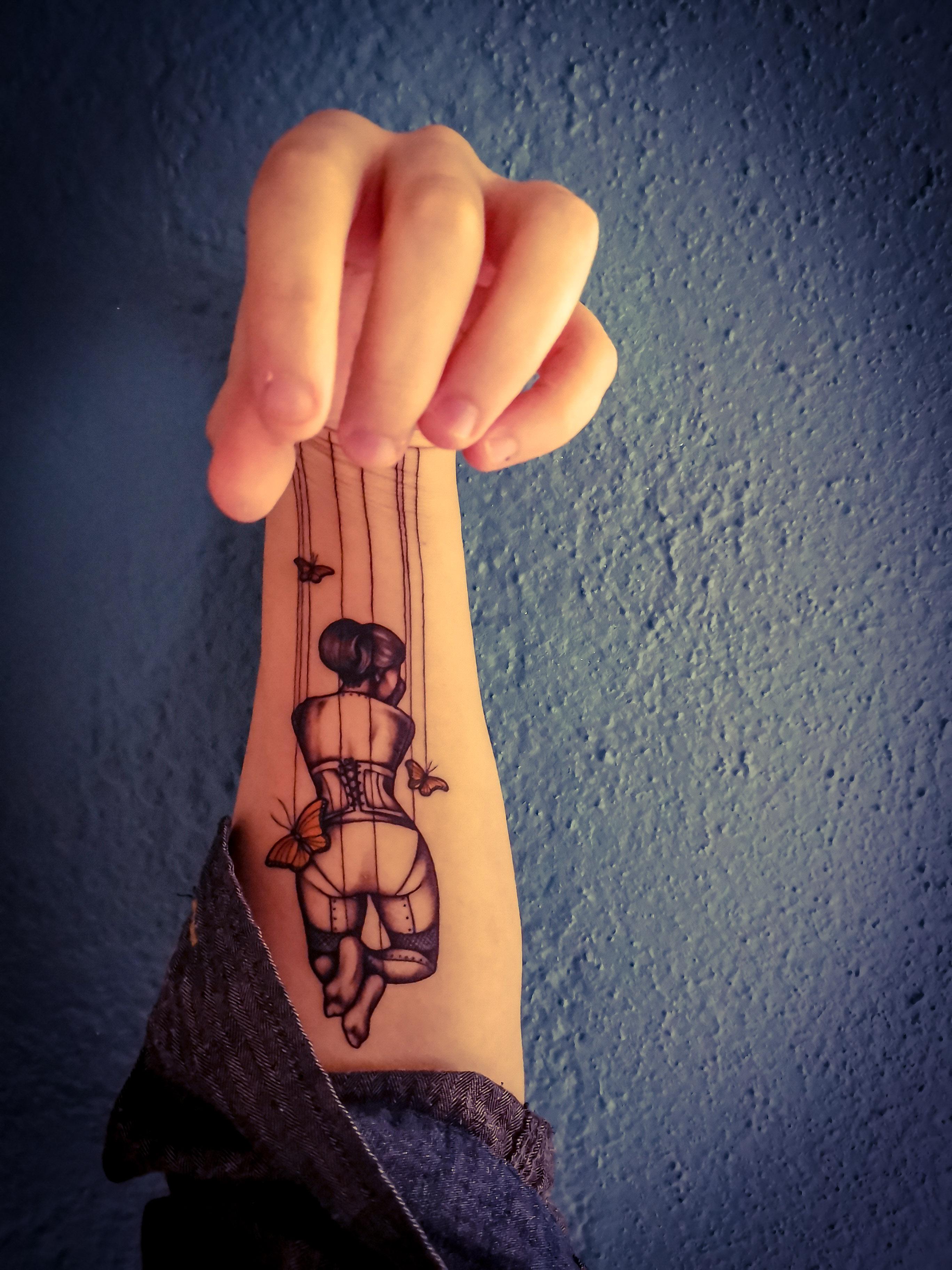 marionette puppet tattoo