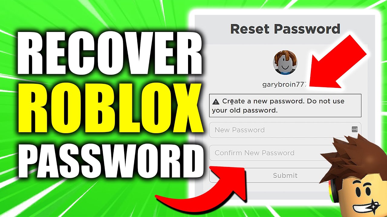 my password in roblox