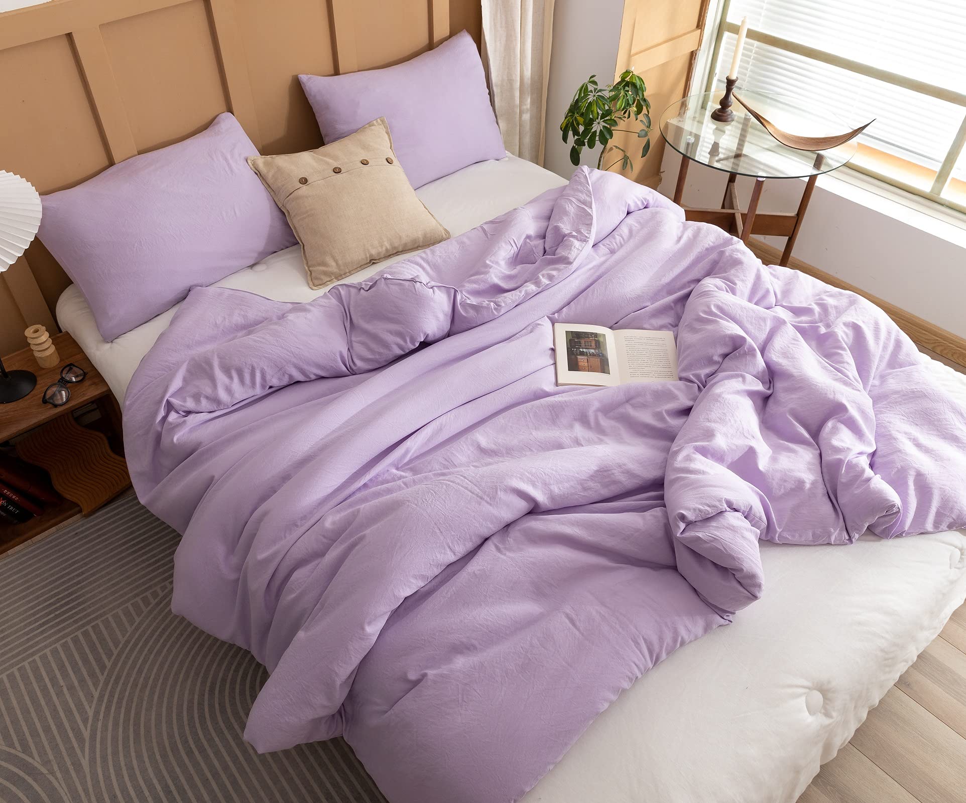 purple bed comforter set