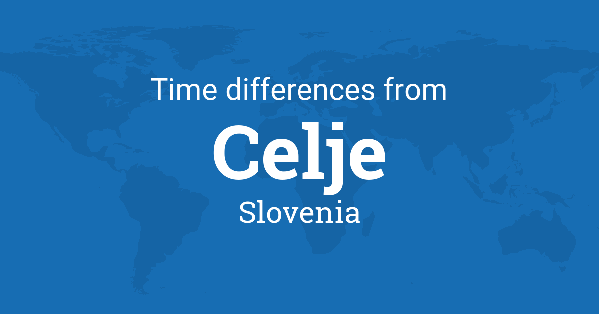 time difference slovenia