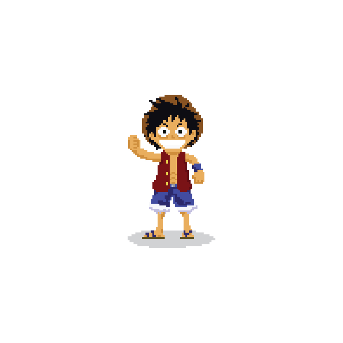 luffy 8 bits