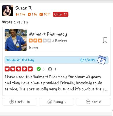 walmart pharmacy reviews