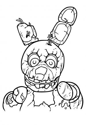 dibujos de fnaf para colorear e imprimir