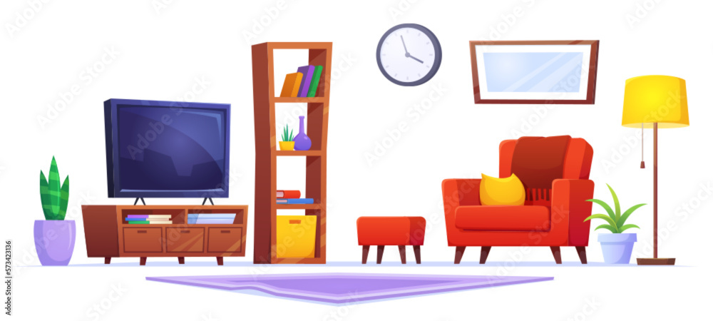 living room clipart