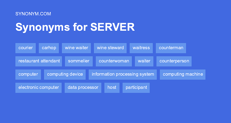 synonyms for serve