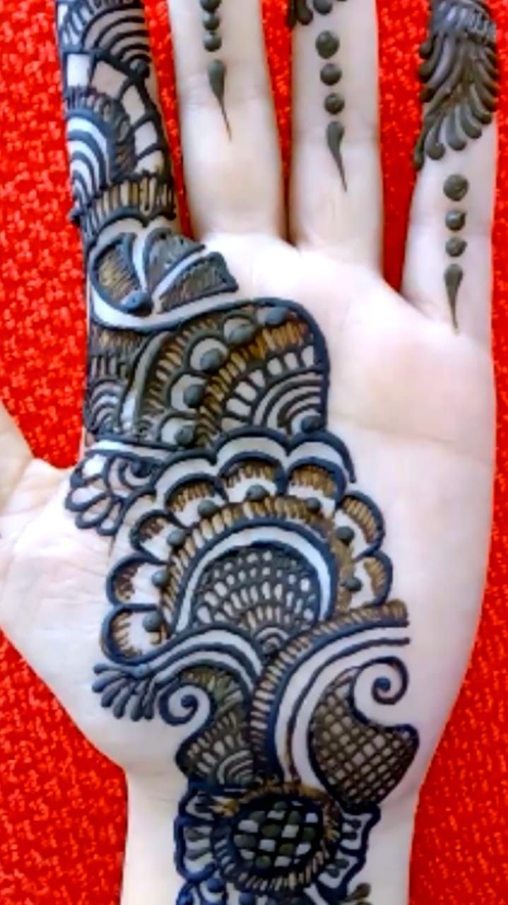 mehndi bel design easy