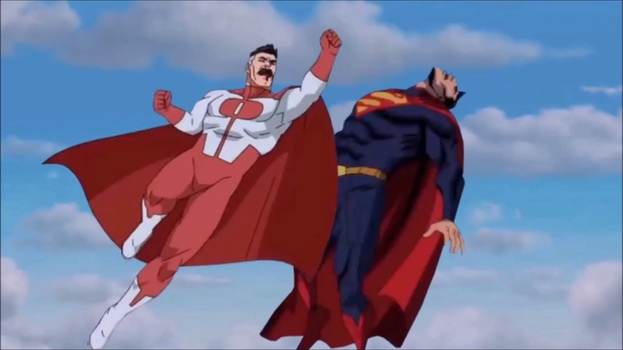 omni man vs superman