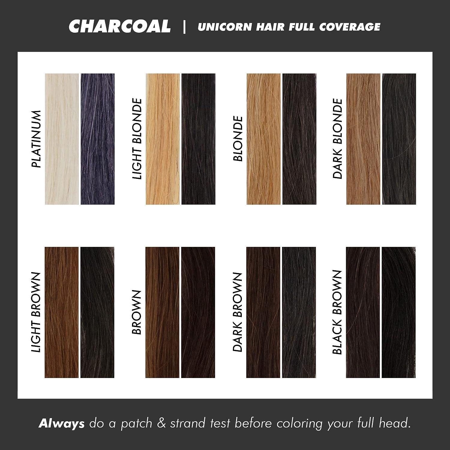 unicorn hair charcoal