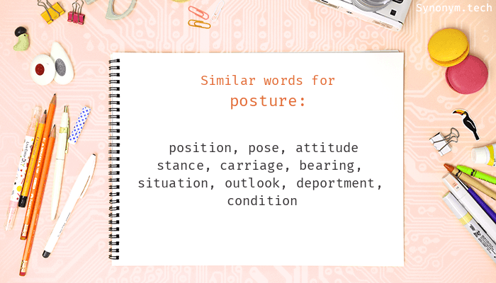 upright posture synonym