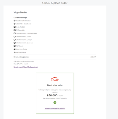 my virgin media contract
