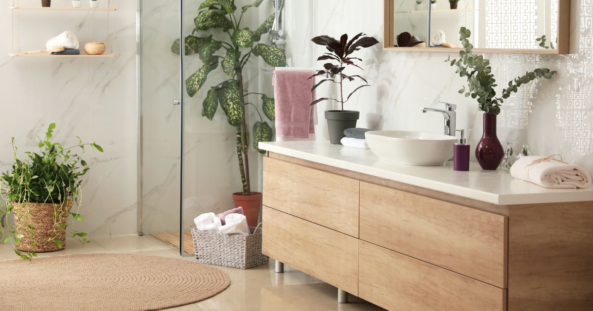 light wood bathroom vanities