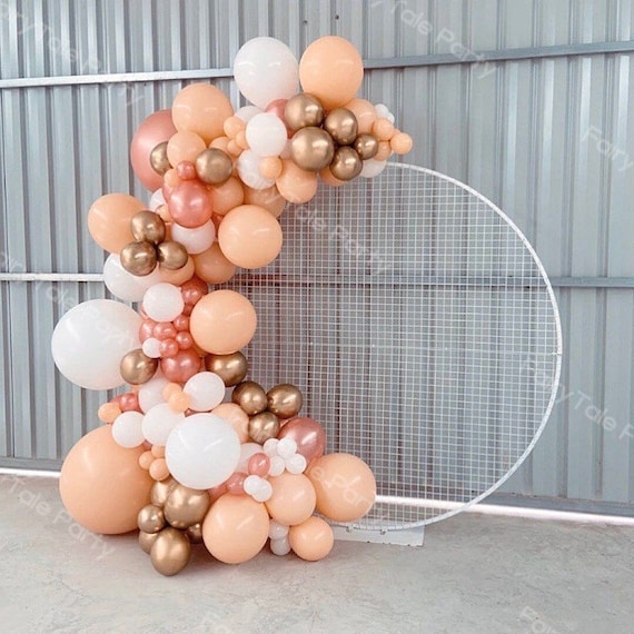 balloon arch peach