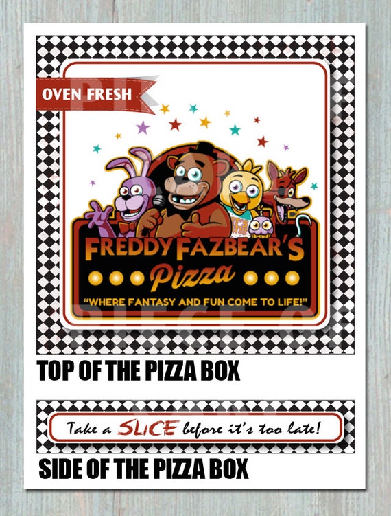 five nights at freddys pizza box