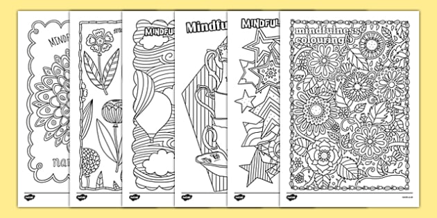 printable mindfulness colouring