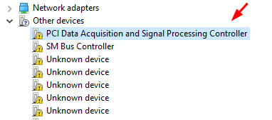 pci data acquisition and signal processing controller driver