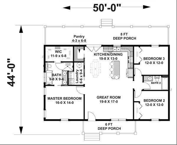 1500 square feet house plans 3 bedroom