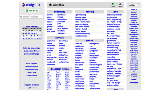 craigslist philadelphia