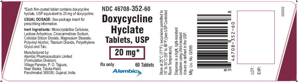 doxycycline hyclate 20mg