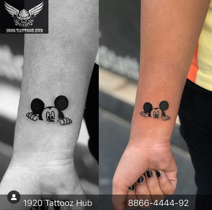 tatuajes mickey mouse