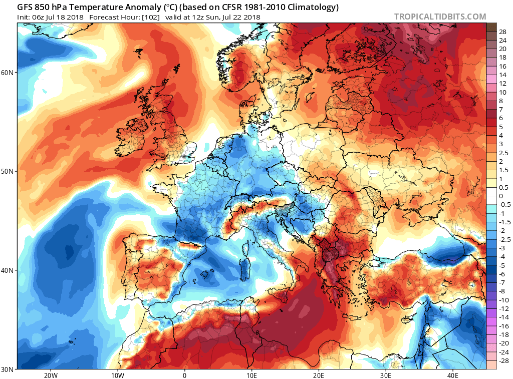 europe weather 7 day forecast