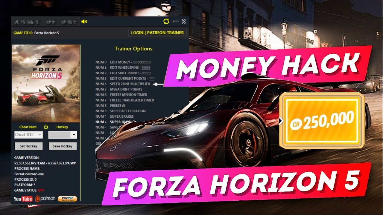 como hackear forza horizon