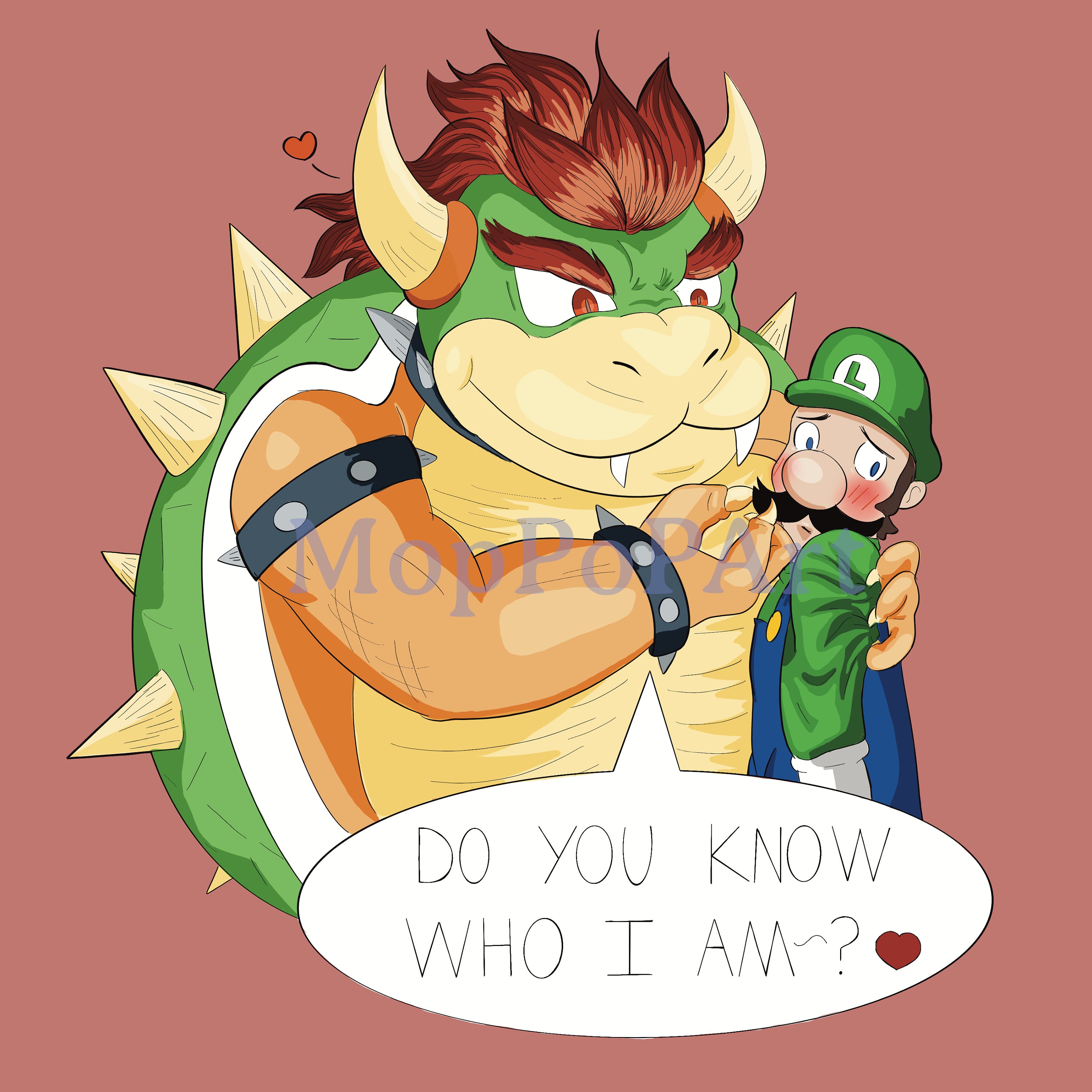 bowser x luigi