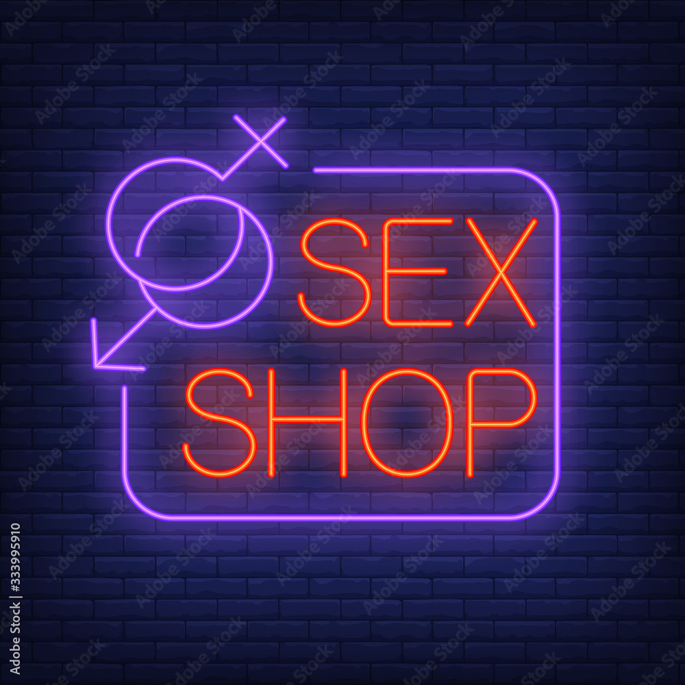 sexual neon signs