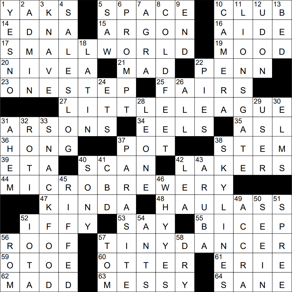 new york times crossword puzzle