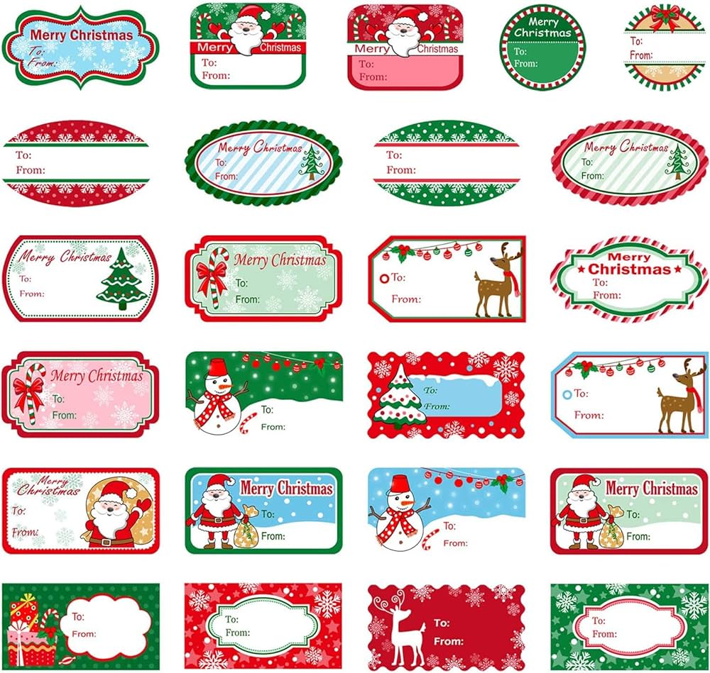 christmas labels for presents