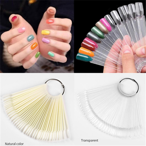 color nails fan