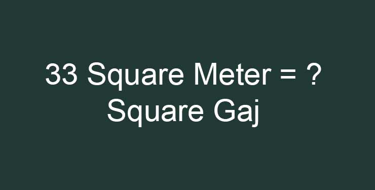 square meter to gaj