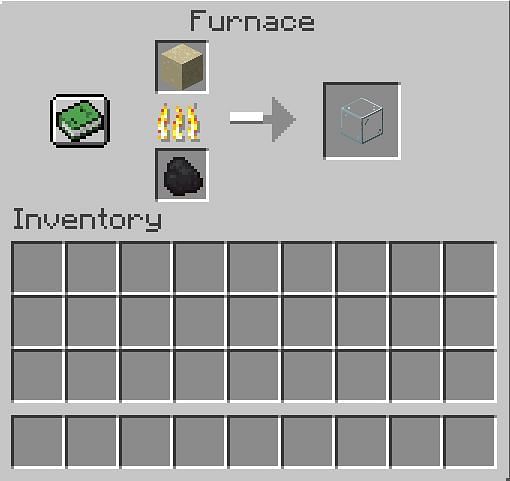 minecraft glass pane recipe