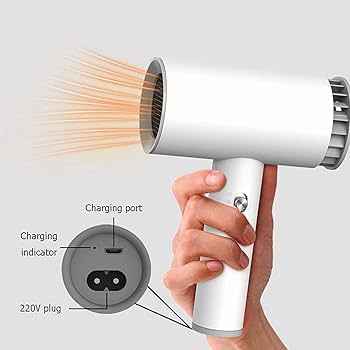 cordless battery hair dryer