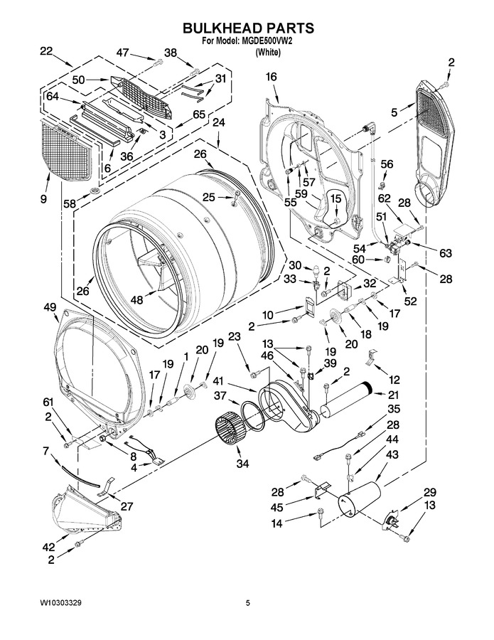 maytag dryer parts