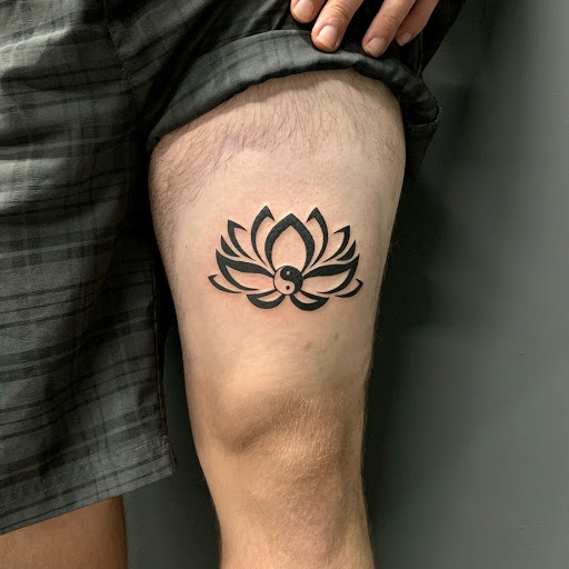 lotus tattoo for men