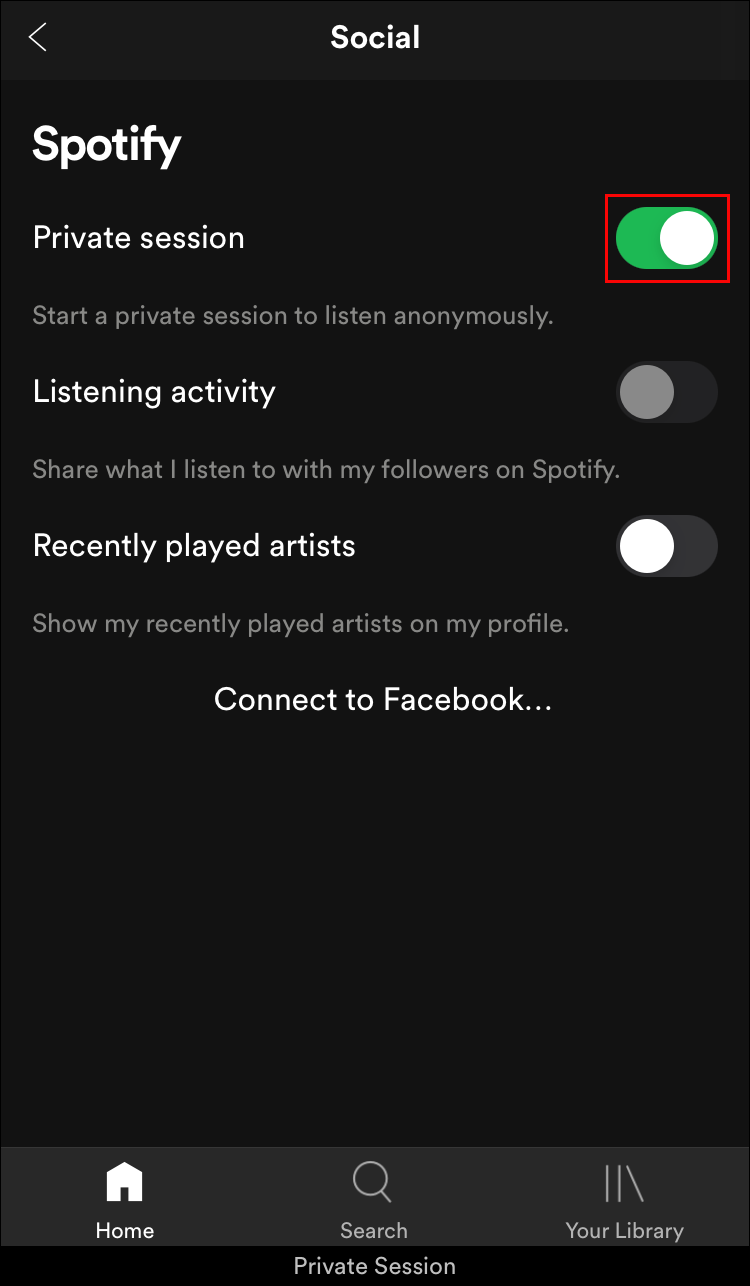 publish my activity on spotify