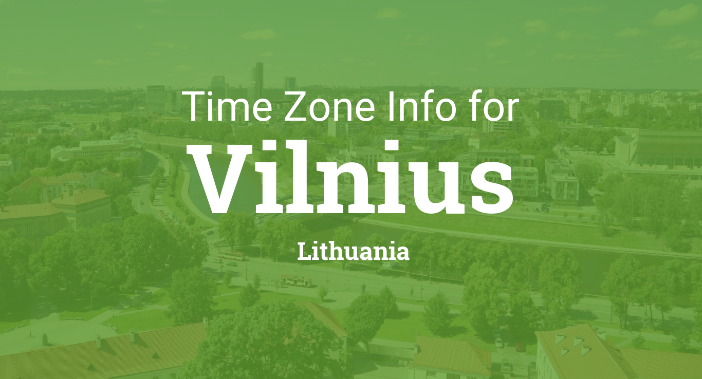 what is the time in vilnius